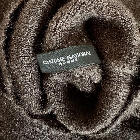Costume National Sheer Mohair Turtleneck Sweater L - Picture 4 of 10